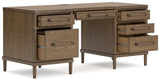 Roanhowe Brown 68" Home Office Desk (Online Special Price) - Ornate Home