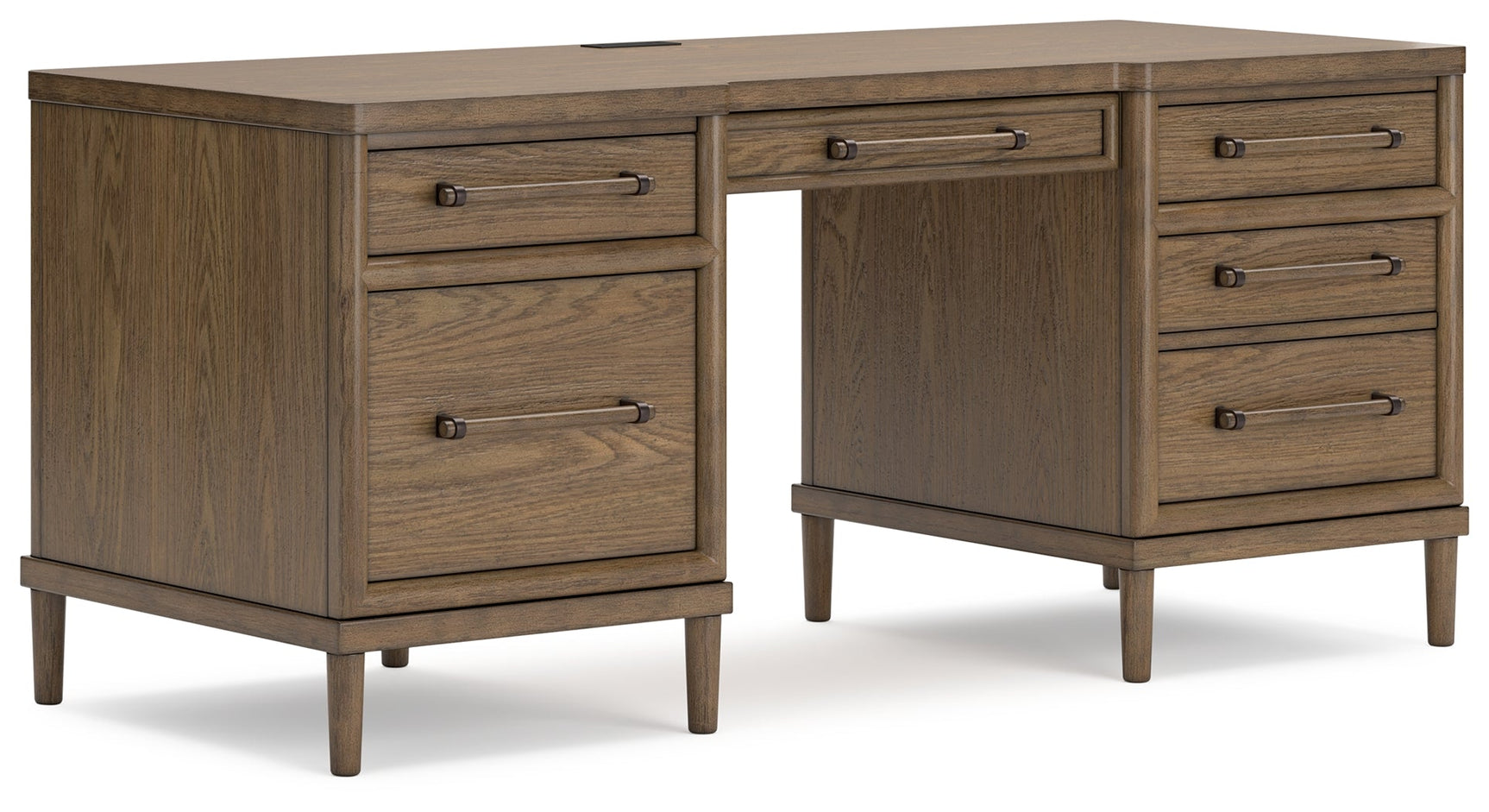 Roanhowe Brown 68" Home Office Desk (Online Special Price) - Ornate Home