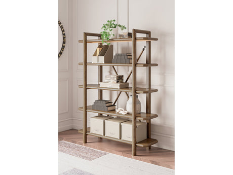 Roanhowe Brown 71" Bookcase - Ornate Home