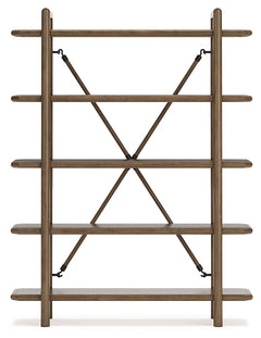 Roanhowe Brown 71" Bookcase - Ornate Home