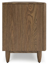 Roanhowe Brown 85" Extra Large TV Stand (Online Special Price) - Ornate Home