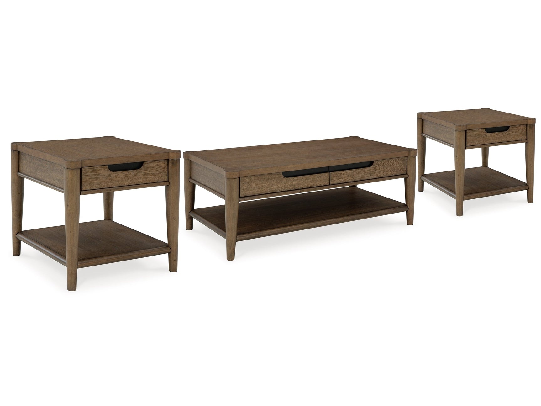 Roanhowe Brown Coffee Table and 2 End Tables (Online Special Price) - Ornate Home