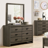 Roanne Gray/Charcoal 4 Pc. Full Bedroom Set - Ornate Home