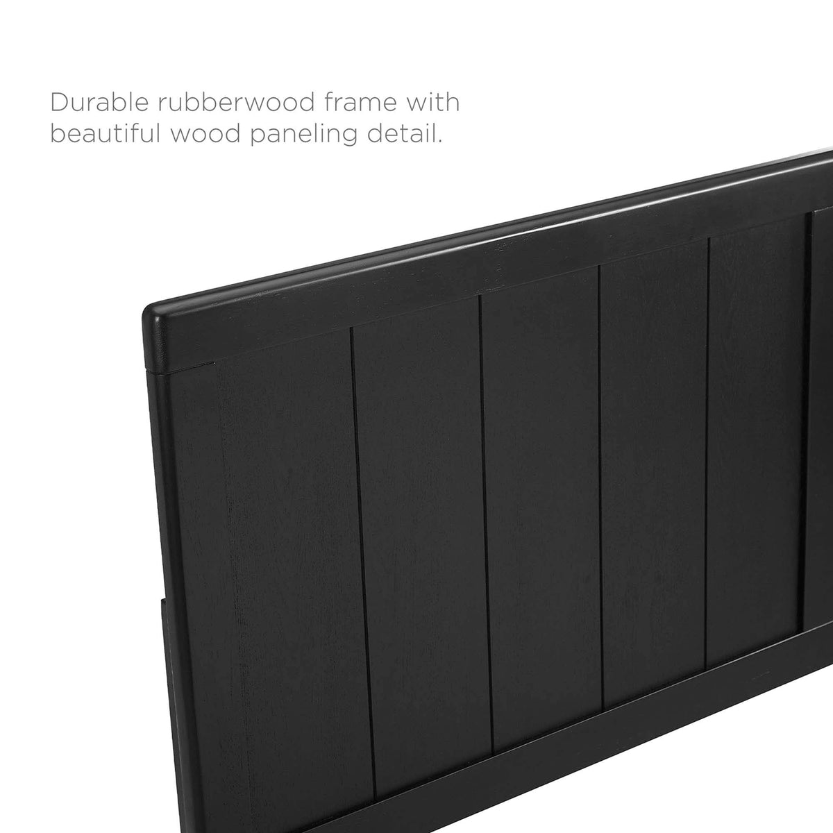 Robbie Black Wood Full Headboard - Ornate Home