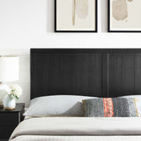 Robbie Black Wood Full Headboard - Ornate Home