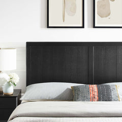 Robbie Black Wood Full Headboard - Ornate Home