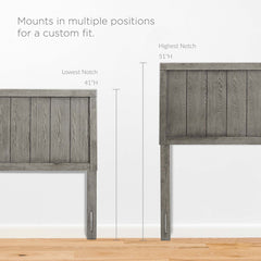 Robbie Gray Wood Queen Headboard - Ornate Home