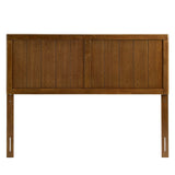 Robbie Walnut Wood Full Headboard - Ornate Home