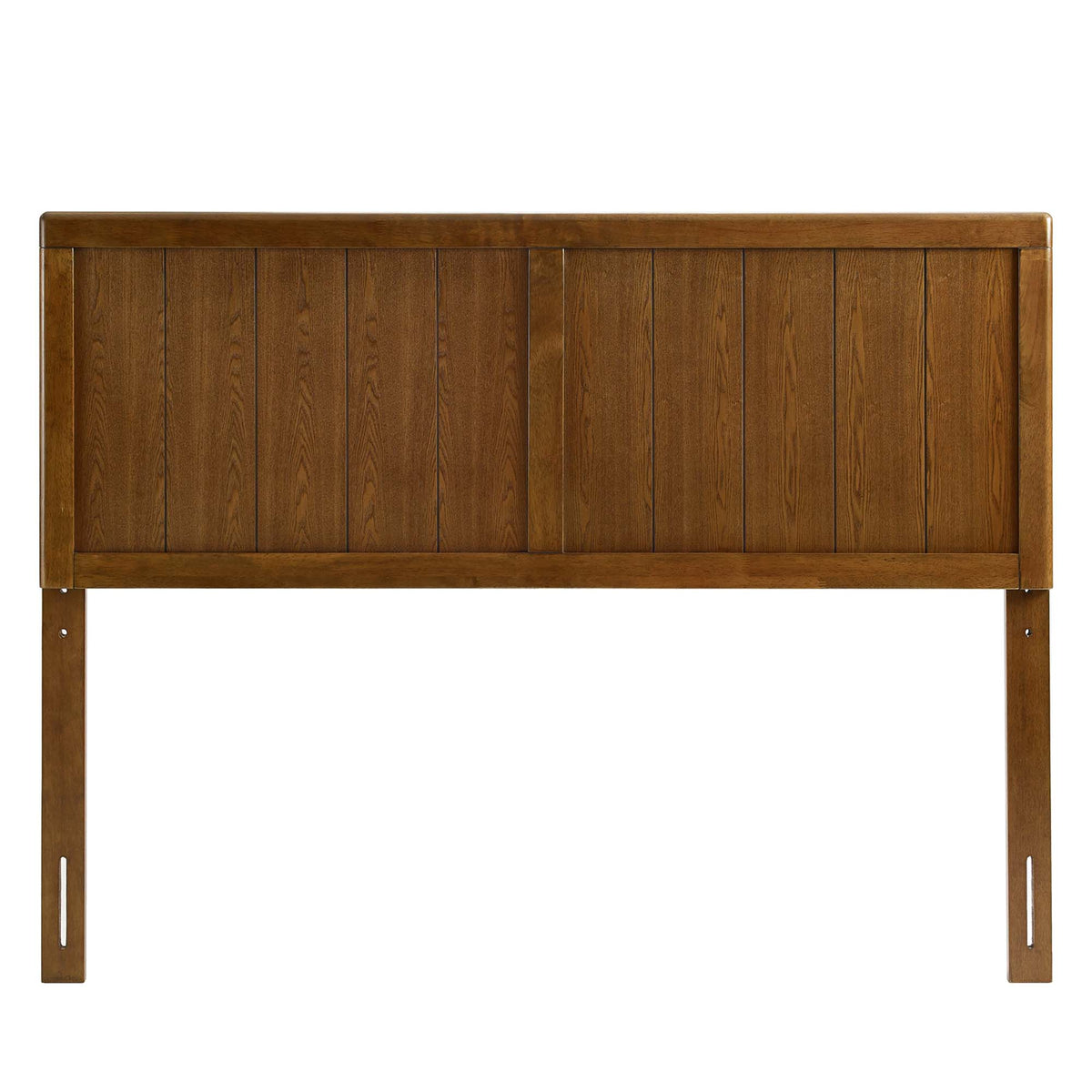Robbie Walnut Wood Full Headboard - Ornate Home