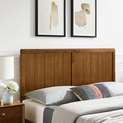 Robbie Walnut Wood Twin Headboard - Ornate Home