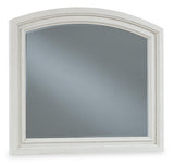 Robbinsdale Antique White 42" Bedroom Mirror (Online Special Price) - Ornate Home