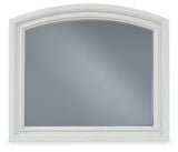 Robbinsdale Antique White 42" Bedroom Mirror (Online Special Price) - Ornate Home