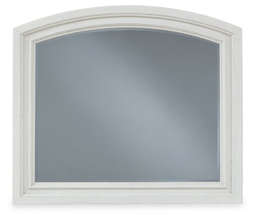 Robbinsdale Antique White 42" Bedroom Mirror - Ornate Home