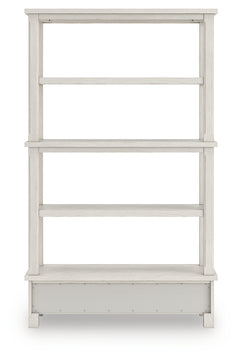 Robbinsdale Antique White Bookcase - Ornate Home
