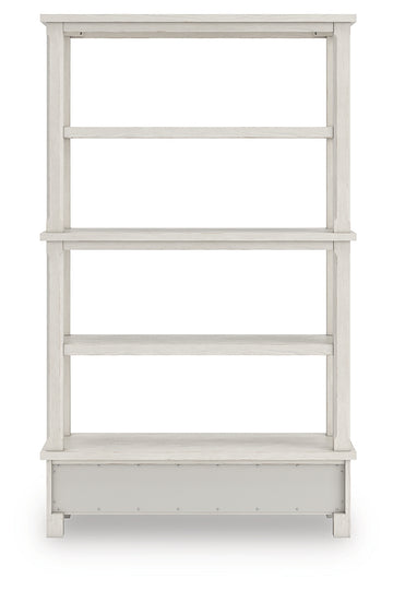 Robbinsdale Antique White Bookcase - Ornate Home