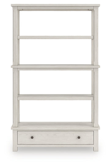 Robbinsdale Antique White Bookcase - Ornate Home