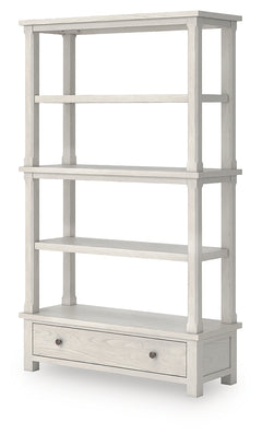 Robbinsdale Antique White Bookcase - Ornate Home