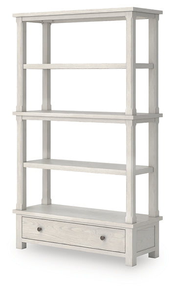 Robbinsdale Antique White Bookcase - Ornate Home