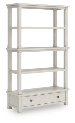Robbinsdale Antique White Bookcase - Ornate Home