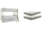 Robbinsdale Antique White Bunk Bedroom Set with Mattresses (Online Special Price) - Ornate Home