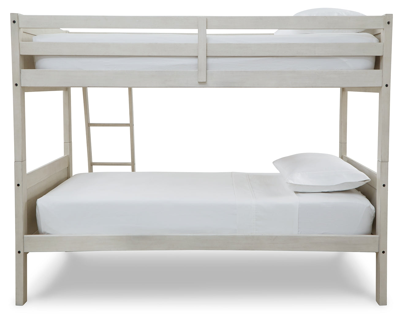 Robbinsdale Antique White Bunk Bedroom Set with Mattresses (Online Special Price) - Ornate Home