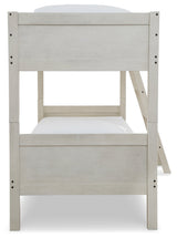 Robbinsdale Antique White Bunk Bedroom Set with Mattresses (Online Special Price) - Ornate Home