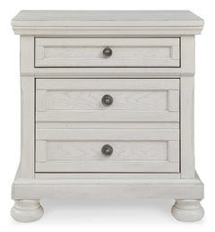 Robbinsdale Antique White Cal. King Sleigh Storage Bedroom Sets - Ornate Home
