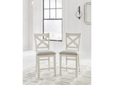 Robbinsdale Antique White Counter Height Dining Chair (Set of 2) (Online Special Price) - Ornate Home