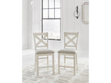 Robbinsdale Antique White Counter Height Dining Chair (Set of 2) - Ornate Home