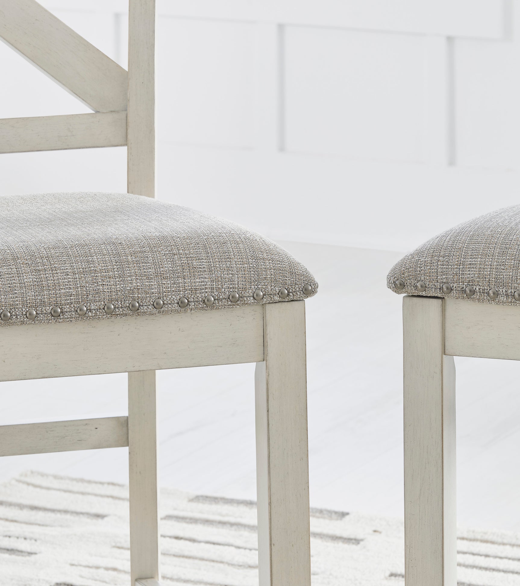 Robbinsdale Antique White Counter Height Dining Chair (Set of 2) - Ornate Home