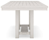 Robbinsdale Antique White Counter Height Dining Table, 2 Barstools, Bench and Server (Online Special Price) - Ornate Home