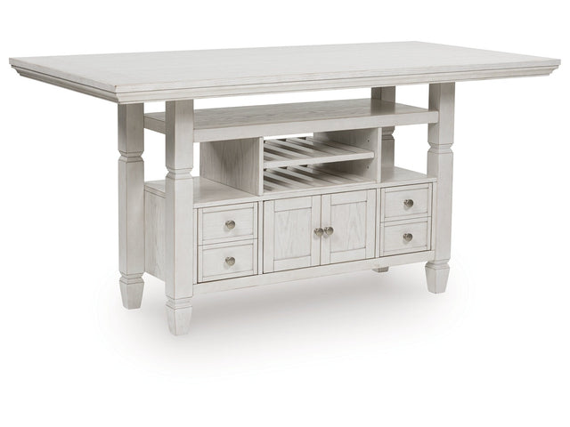 Robbinsdale Antique White Counter Height Dining Table - Ornate Home