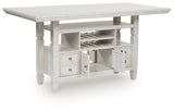Robbinsdale Antique White Counter Height Dining Table - Ornate Home