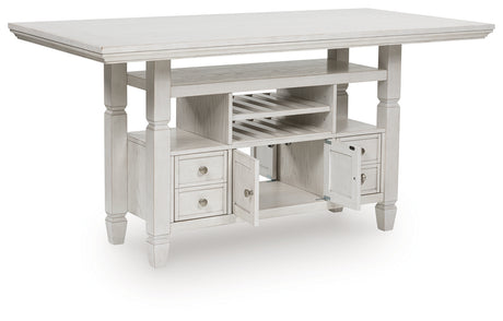 Robbinsdale Antique White Counter Height Dining Table - Ornate Home