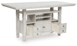 Robbinsdale Antique White Counter Height Dining Table - Ornate Home