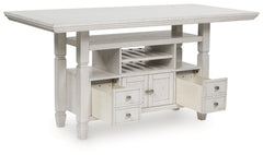 Robbinsdale Antique White Counter Height Dining Table - Ornate Home
