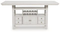 Robbinsdale Antique White Counter Height Dining Table - Ornate Home
