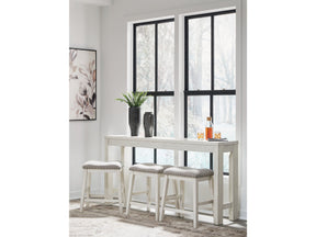Robbinsdale Antique White Counter Height Dining Table and 3 Barstools Set (Online Special Price) - Ornate Home