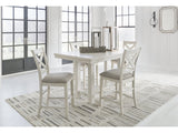 Robbinsdale Antique White Counter Height Dining Table and 4 Barstools (Online Special Price) - Ornate Home