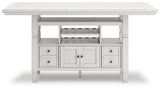 Robbinsdale Antique White Counter Height Dining Table and 4 Barstools (Online Special Price) - Ornate Home