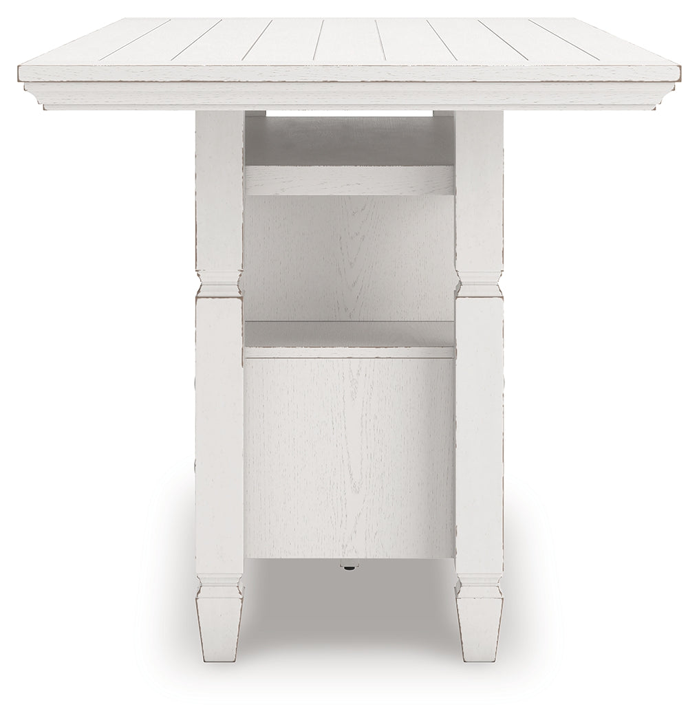 Robbinsdale Antique White Counter Height Dining Table and 4 Barstools (Online Special Price) - Ornate Home