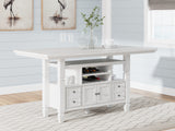 Robbinsdale Antique White Counter Height Dining Table and 4 Barstools (Online Special Price) - Ornate Home