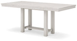 Robbinsdale Antique White Counter Height Dining Table and 4 Barstools and Bench (Online Special Price) - Ornate Home