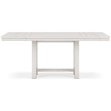 Robbinsdale Antique White Counter Height Dining Table and 8 Barstools - Ornate Home