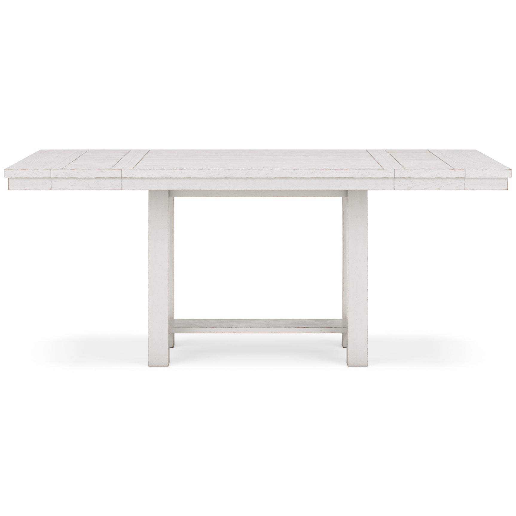 Robbinsdale Antique White Counter Height Dining Table and 8 Barstools - Ornate Home