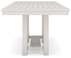 Robbinsdale Antique White Counter Height Extension Dining Room Table - Ornate Home