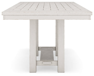 Robbinsdale Antique White Counter Height Extension Dining Room Table - Ornate Home