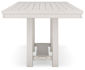Robbinsdale Antique White Counter Height Extension Dining Room Table - Ornate Home