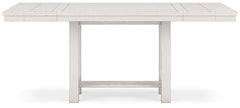 Robbinsdale Antique White Counter Height Extension Dining Room Table - Ornate Home
