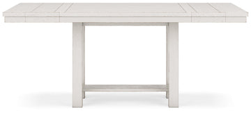Robbinsdale Antique White Counter Height Extension Dining Room Table - Ornate Home
